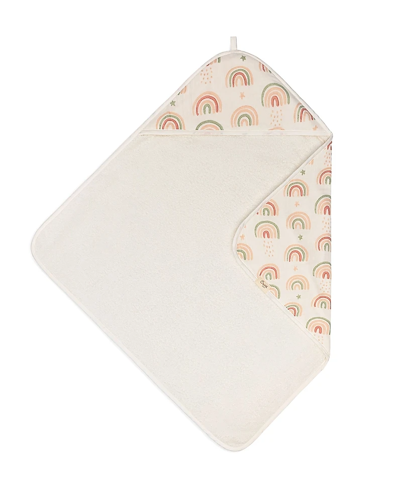 Crane Baby Parker Baby Rainbow Hooded Towel - Ages 0-3