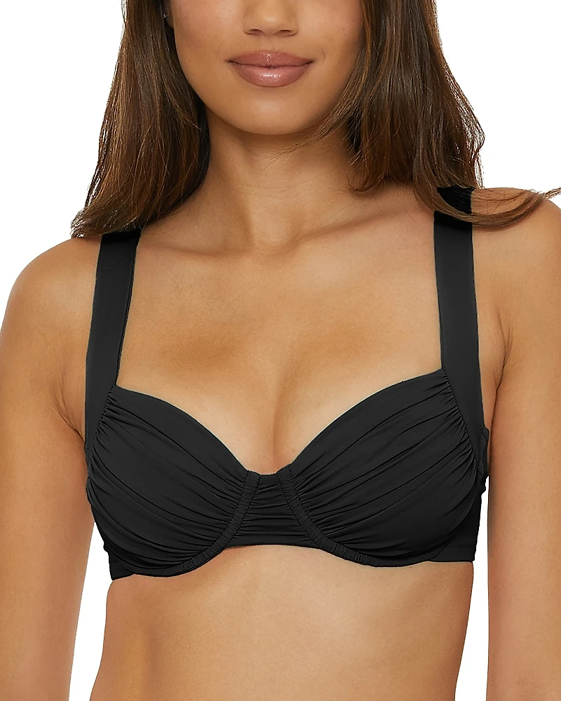 Becca by Rebecca Virtue Color Code Multi Way Underwire Bikini Bra Top
