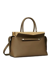 Downtown Distressed Leather Satchel