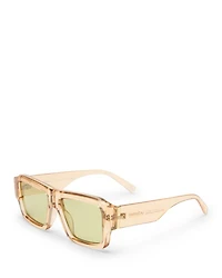 Polygraph Rectangular Sunglasses, 55mm