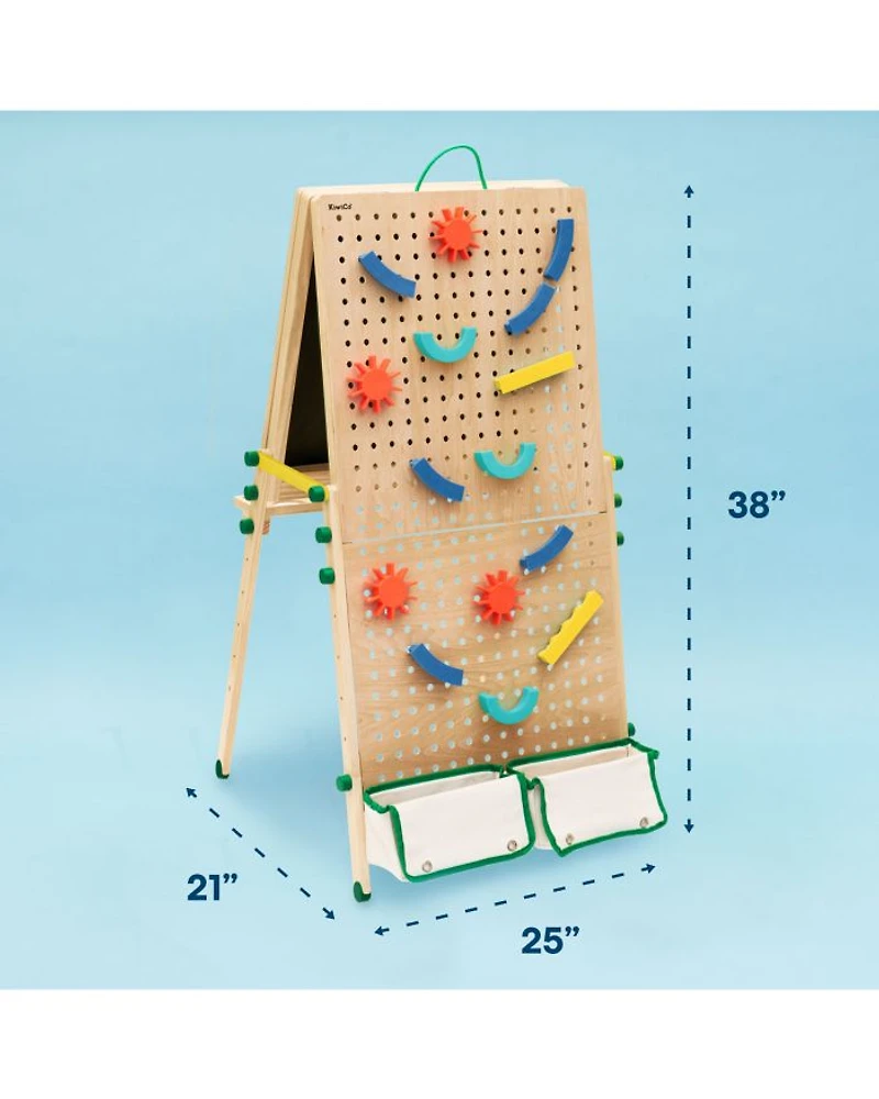 Marble Run & Art Easel - Ages 3+
