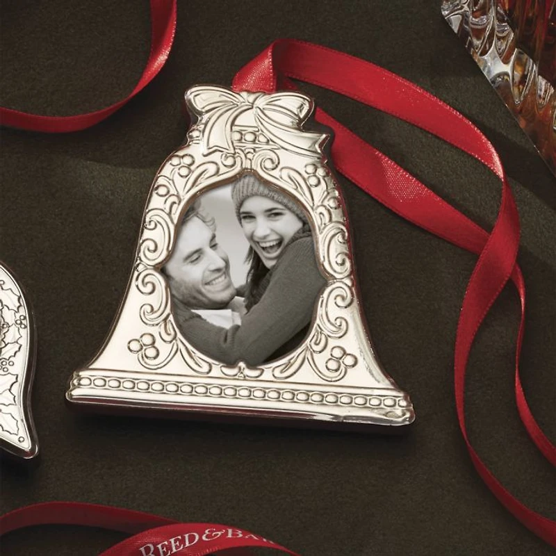 Bell Figural Frame Sterling Silver Ornament