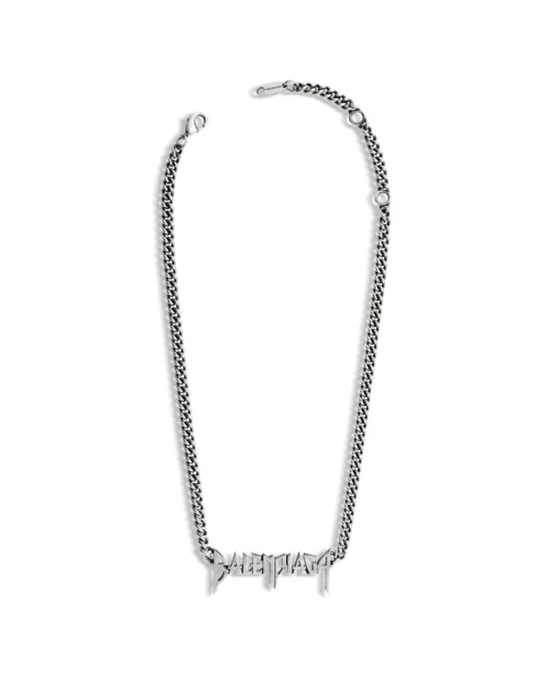 Typo Metal Necklace