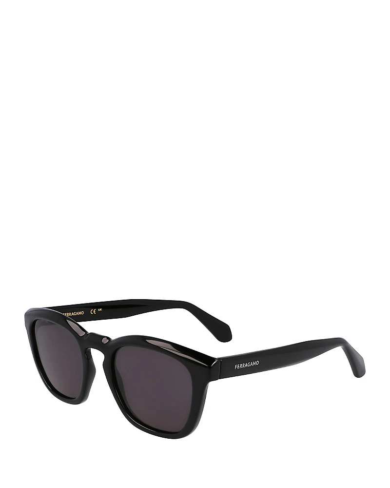 Ferragamo Classic Logo Keyhole Sunglasses, 50mm