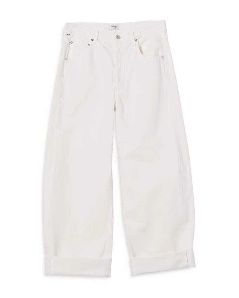 Ayla High Rise Baggy Wide Leg Jeans Pashmina