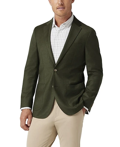Mizzen+Main Lavelle Midweight Blazer Dark Olive Heather