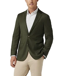 Mizzen+Main Lavelle Midweight Blazer Dark Olive Heather