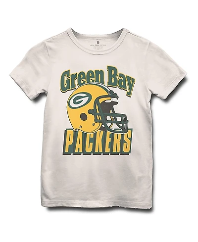 Junk Food Clothing Unisex Nfl Green Bay Packers Helmet Tee - Little Kid, Big Kid
