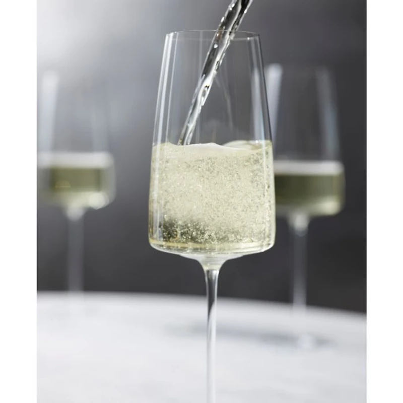Handmade Simplify Champagne Glass, Set of 2