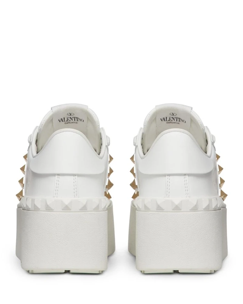 Women's Rockstud Lace Up Sneakers