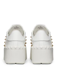 Women's Rockstud Lace Up Sneakers