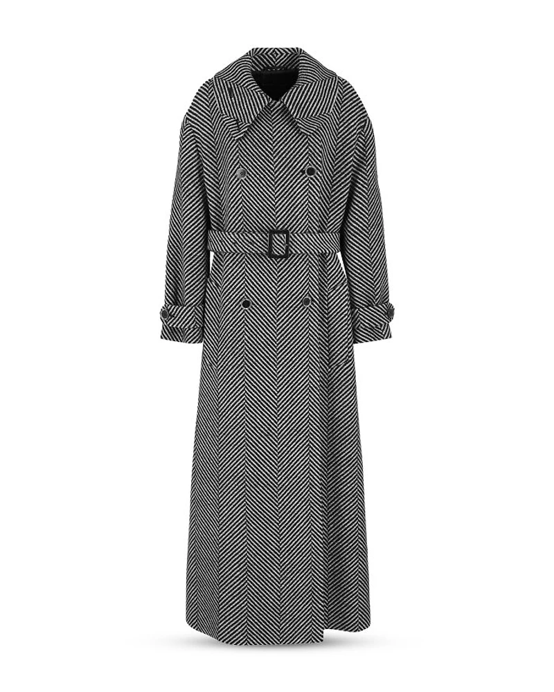 Belted Double Breasted Coat