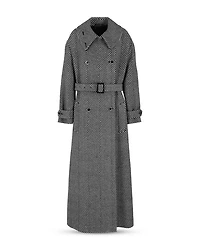 Belted Double Breasted Coat