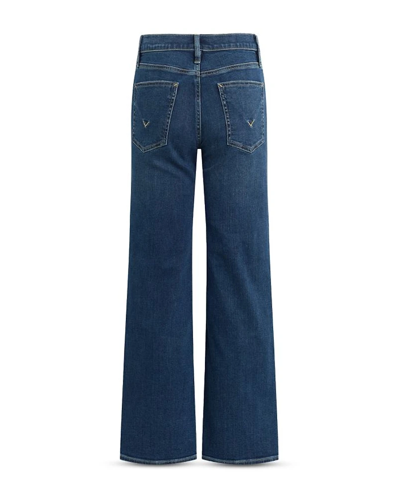 Rosie High Rise Ankle Wide Leg Jeans Fusion