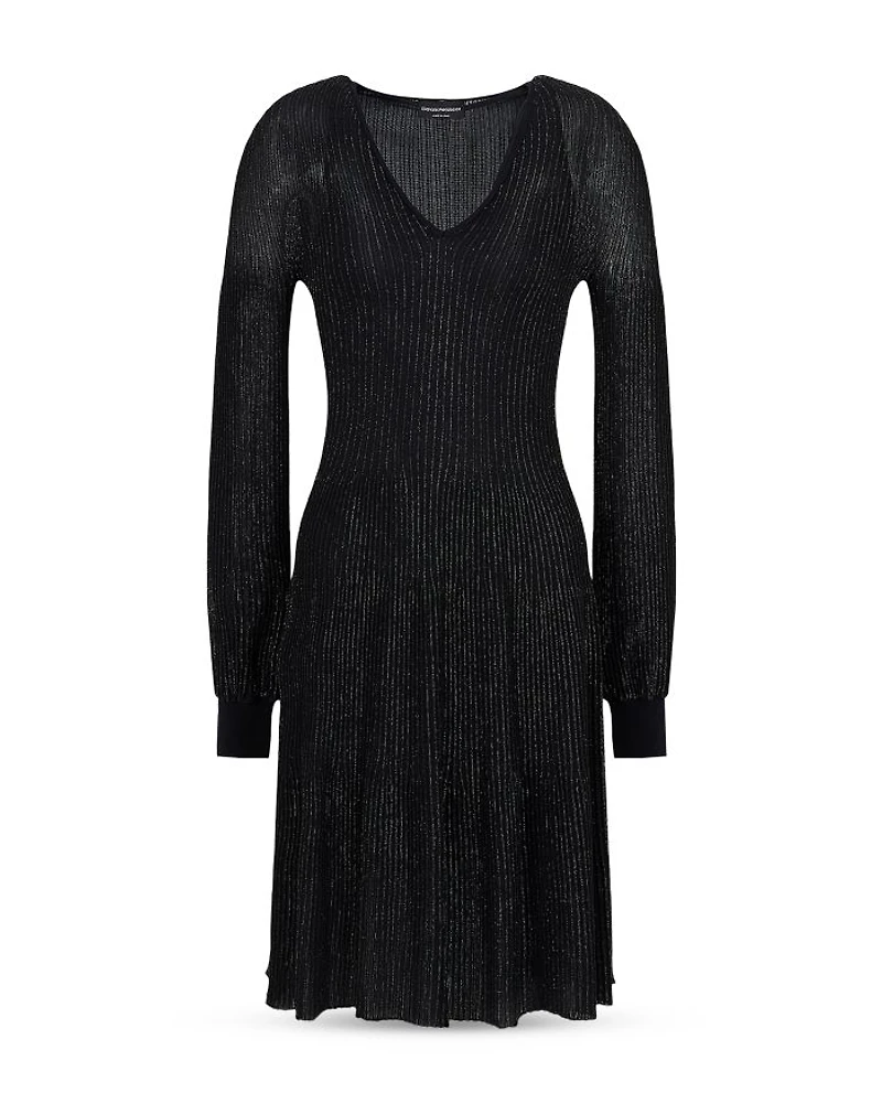 Metallic Knit Dress