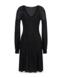 Metallic Knit Dress