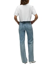 Rosie High Rise Wide Leg Jeans Rider