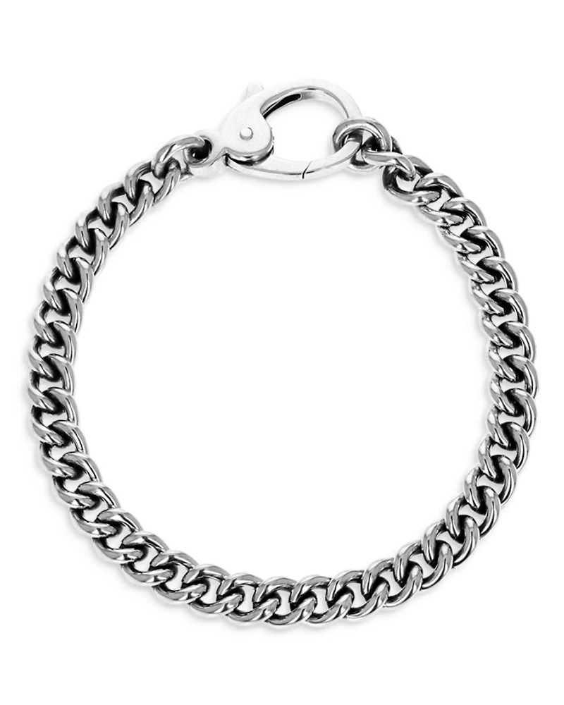 Sterling Silver Curb Link Chain Bracelet