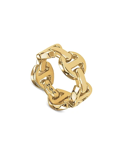 Hoorsenbuhs 18K Yellow Gold Heritage Classic Link Ring