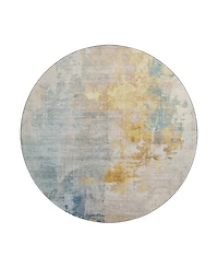 Dalyn Luxury Washable Bresca BC4 Round Area Rug, 8' x 8'