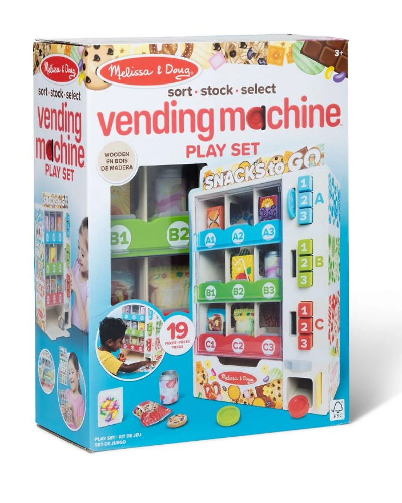 Vending Machine Pretend Play - Play Set - Ages 3-6