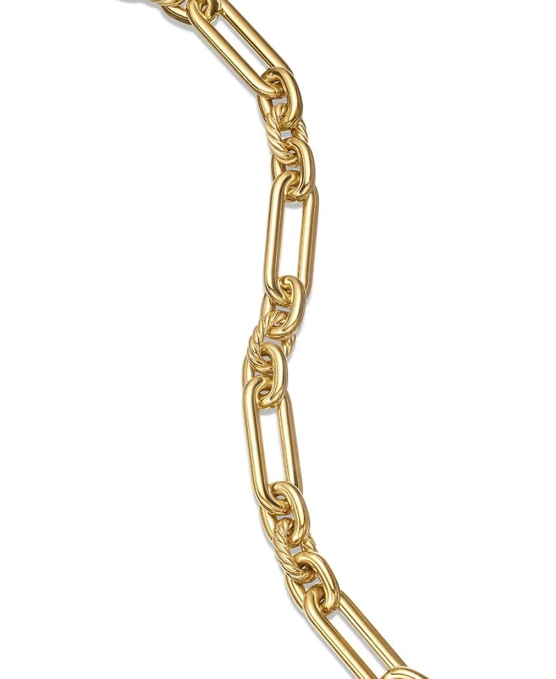 Lexington Chain Bracelet in 18K Yellow Gold with Diamonds