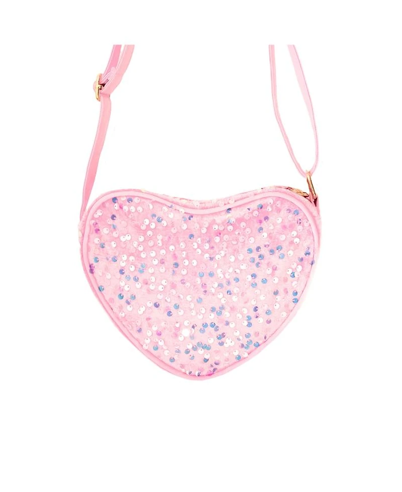 Girls' Sequin Sparkle Heart Purse - Little Kid, Big Kid