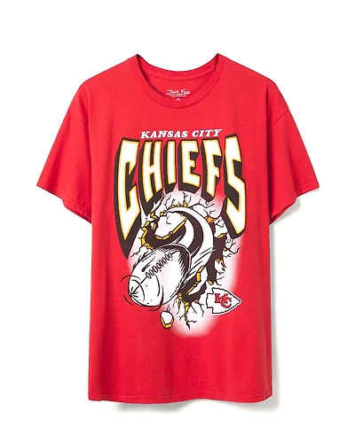 Junk Food Clothing Unisex Nfl Kansas City Chiefs Breakthrough Flea Market Tee