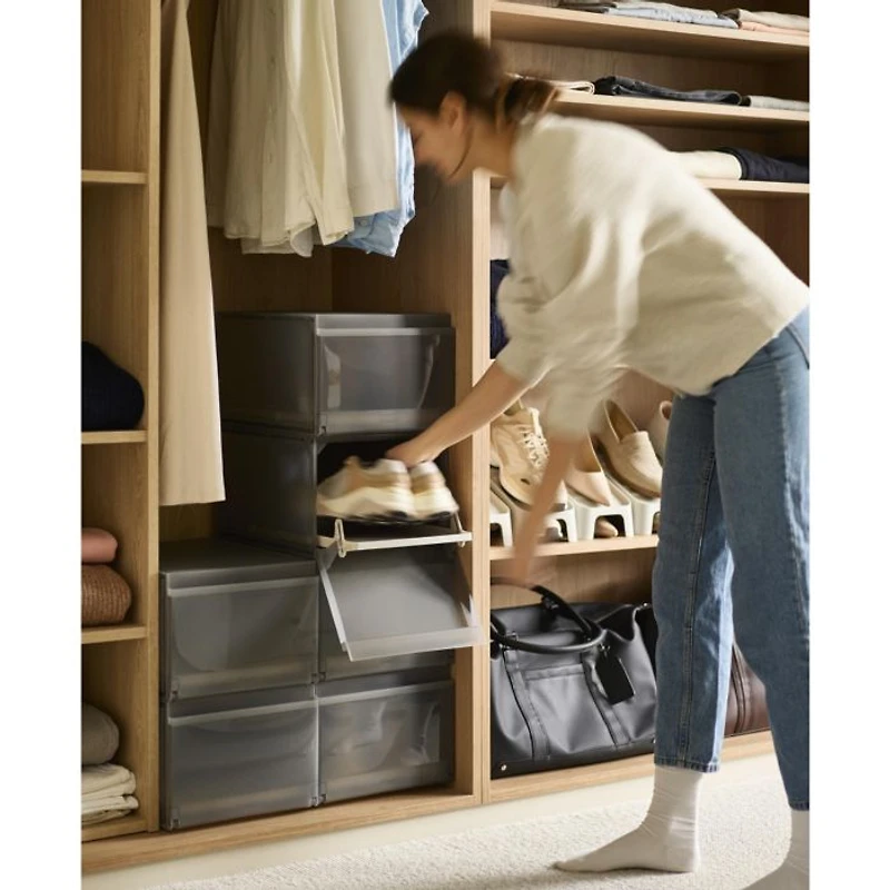 ShoeCase Premium Shoe Storage Box, 6 pack