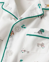 Unisex Jingle Paws Pajama Set - Baby, Little Kid, Big Kid