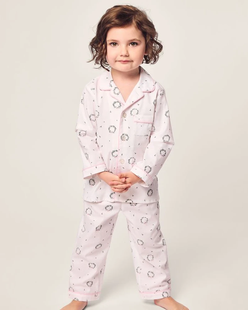 Girls Somerset Wreath Pajama Set - Baby, Little Kid, Big Kid
