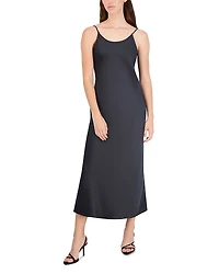 Point Satin Slip Dress