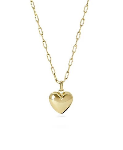 Puffed Heart Necklace - Lev