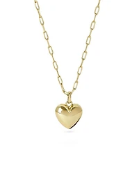 Puffed Heart Necklace - Lev