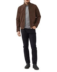 Glen Massey Suede Full Zip Jacket