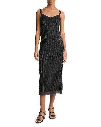 Vince Beaded Slip Dress