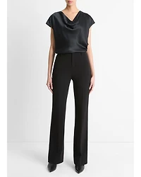 Cowl Neck Silk Blouse