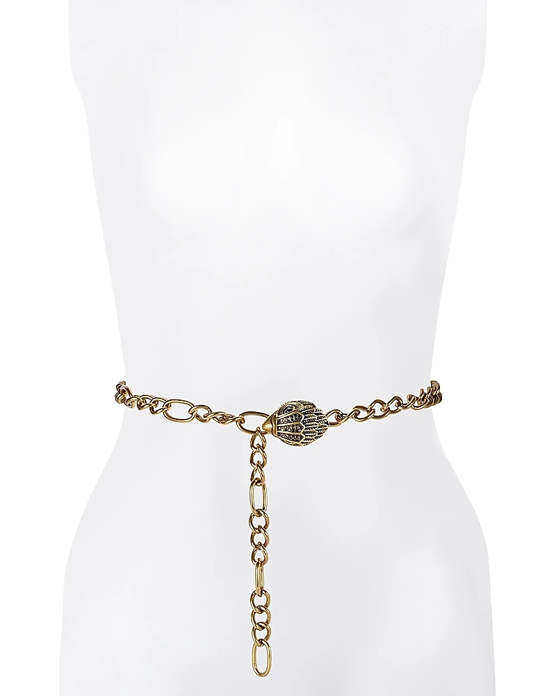Kurt Geiger London Women's Eagle Head Chain Belt