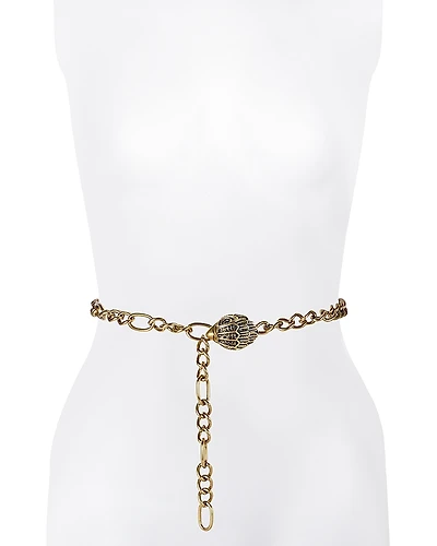 Kurt Geiger London Women's Eagle Head Chain Belt