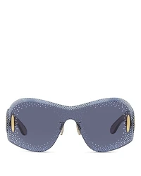 Anagram Blue Mask Sunglasses, 144mm