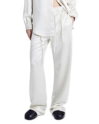 Proenza Schouler White Label Magnus Satin Wide Leg Pants
