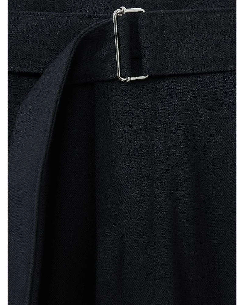 Pin Belted Trousers