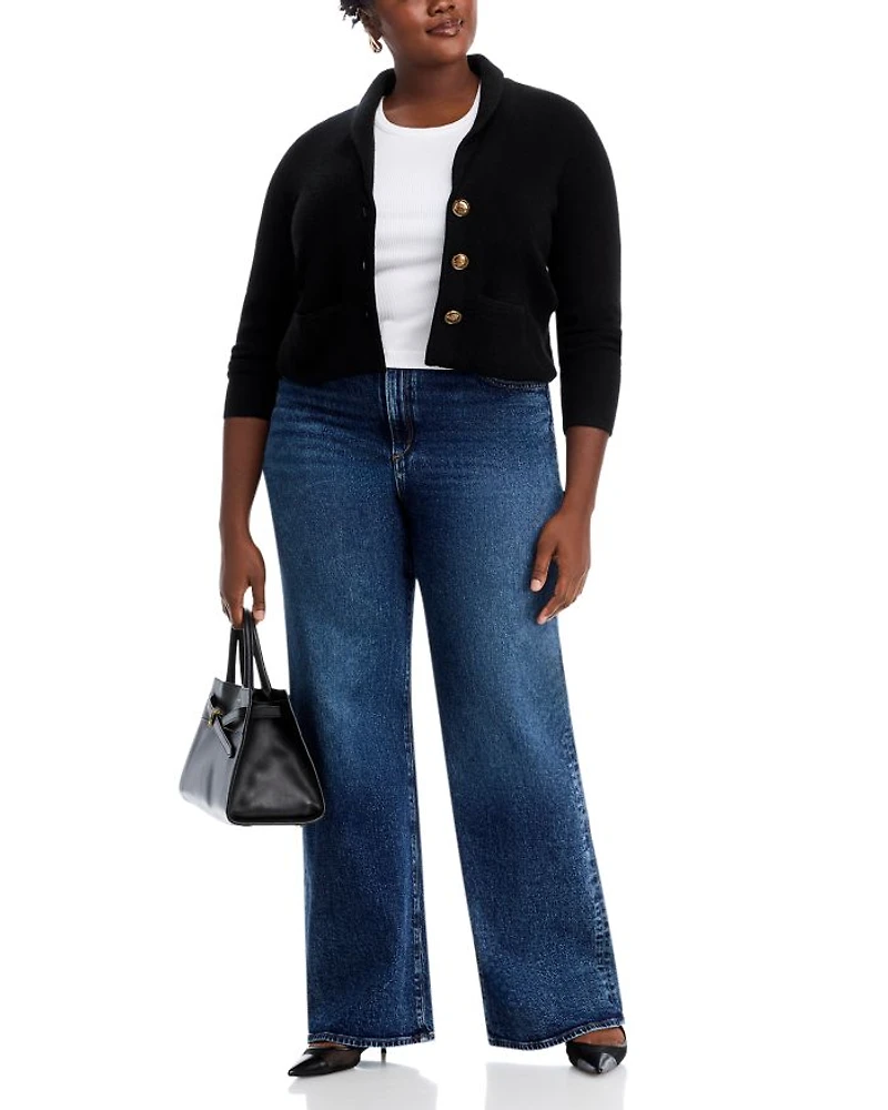 Novelty Button Cashmere Blazer - Exclusive