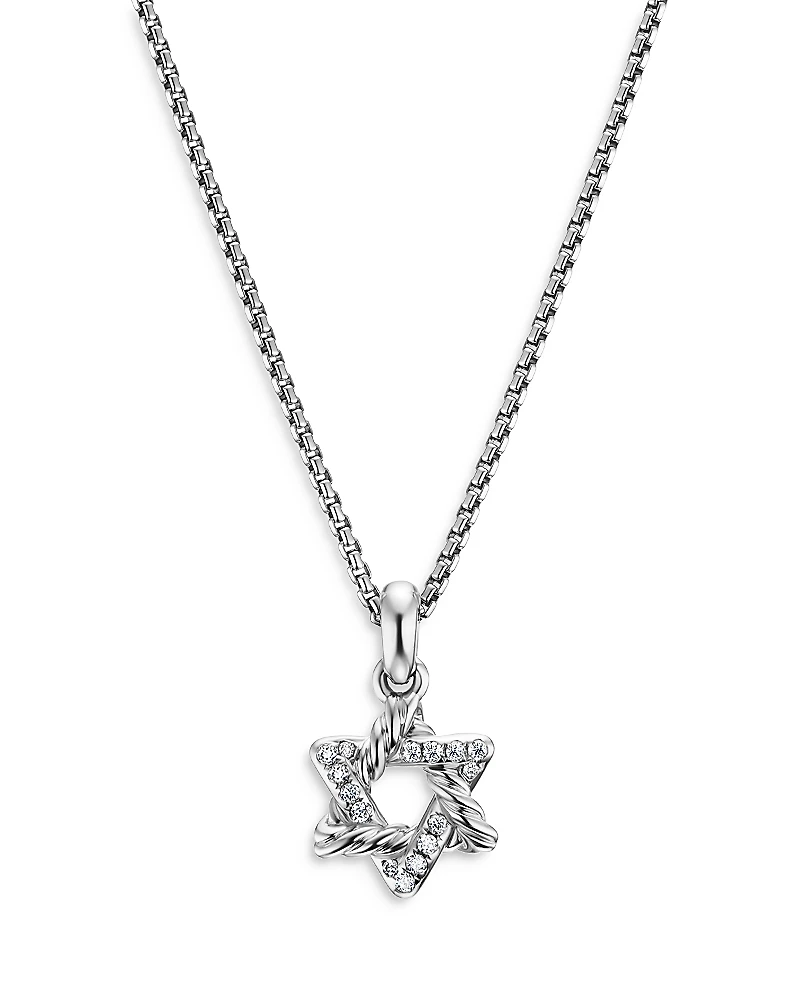 David Yurman Star of David Pendant Necklace
