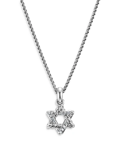 David Yurman Star of David Pendant Necklace