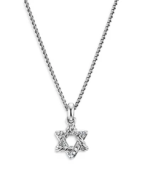 David Yurman Star of David Pendant Necklace
