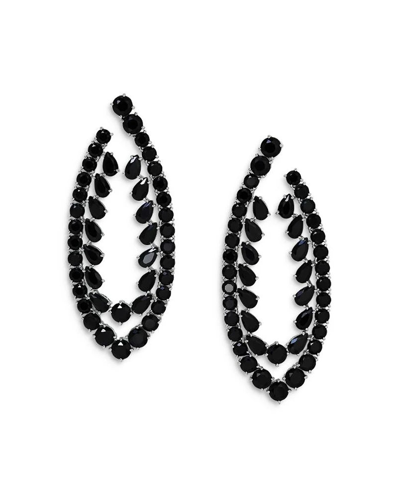 Starlet Stone Drop Front to Back Earrings