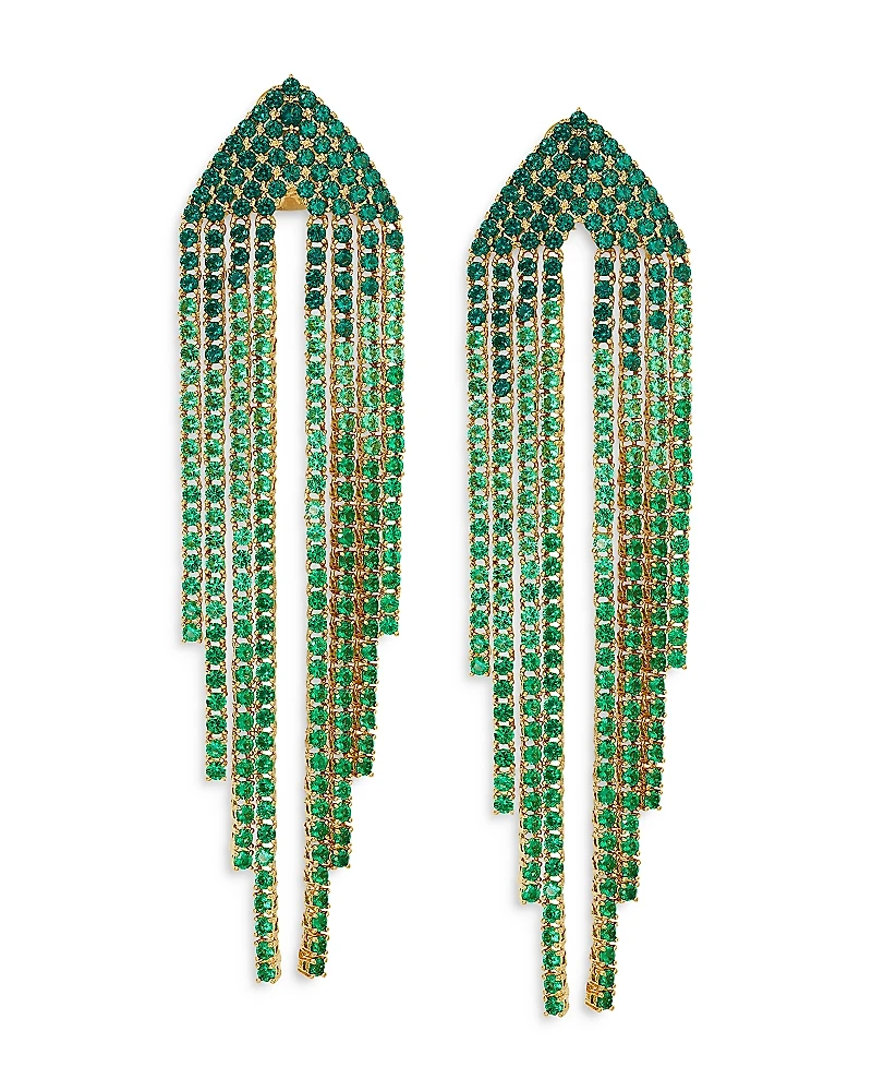 Nadri Starlet Cascading Stone Statement Earrings