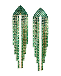 Nadri Starlet Cascading Stone Statement Earrings