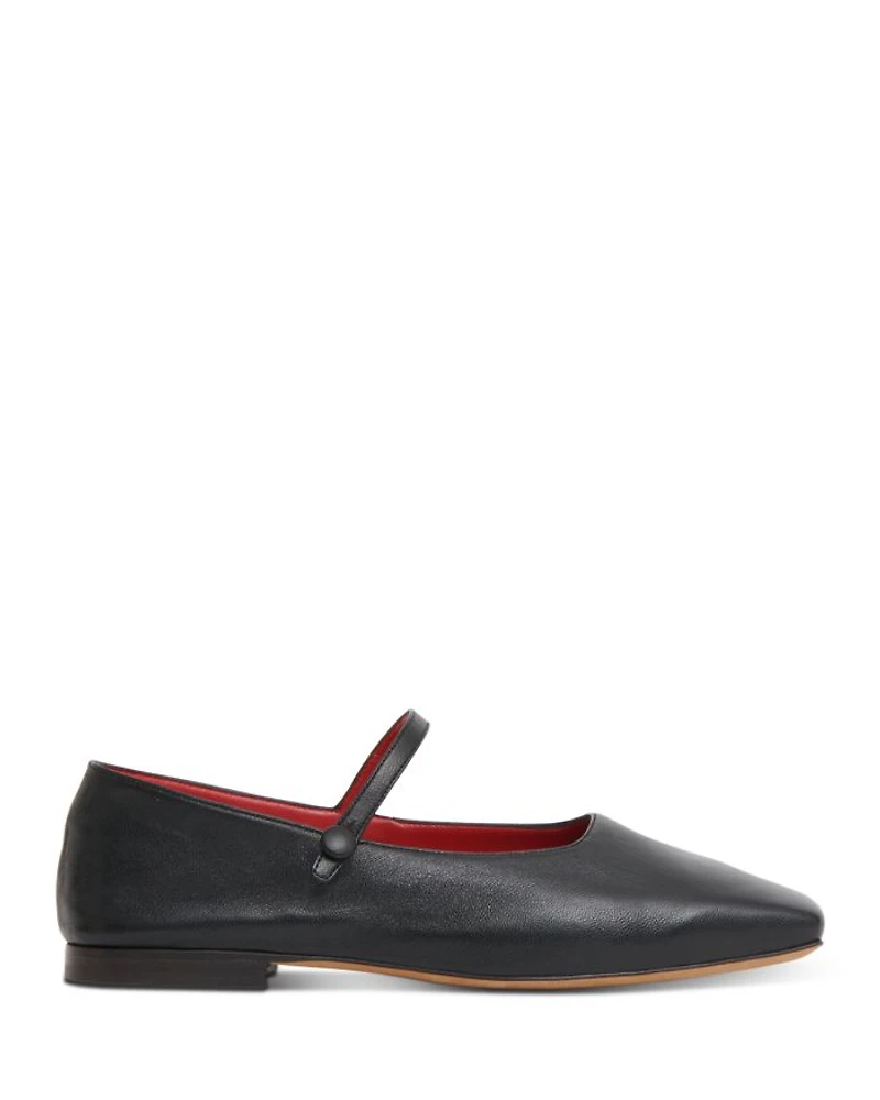 Women's Square Toe Mary Jane Flats